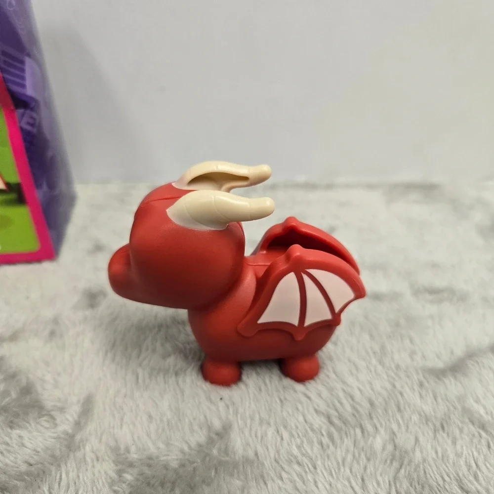 McDonalds 2023 Adopt Me Dragon Happy Meal Toy #5 with Box Stickers and Card